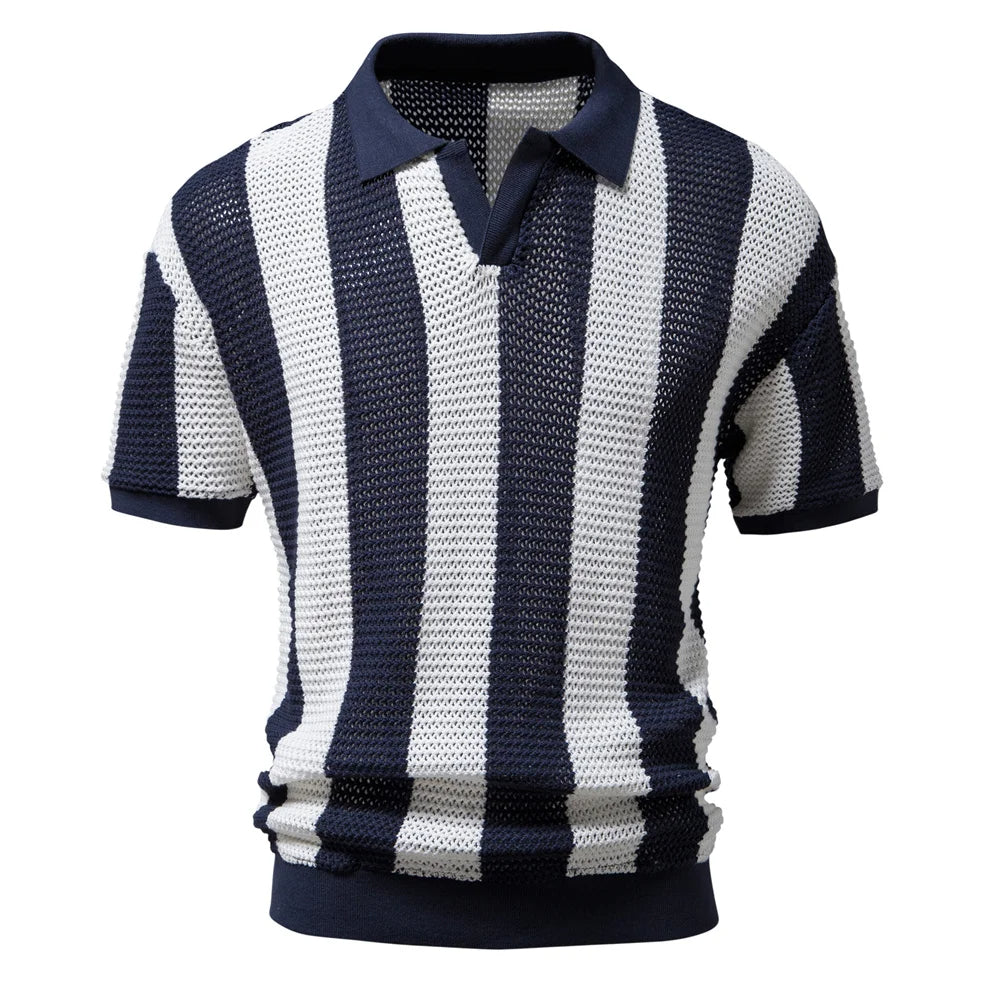 Vardi Dante™ Bastiaan Poloshirt | Gestreept & Ademend