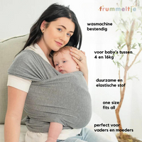 Rugondersteunende Baby Draagdoek - CuddleWrap