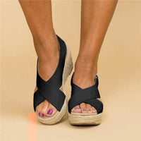 Comfortabele Orthopedische Sleehak Espadrilles - Clara