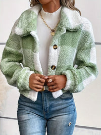 Geruite Teddyjas met Knoopsluiting - Clara