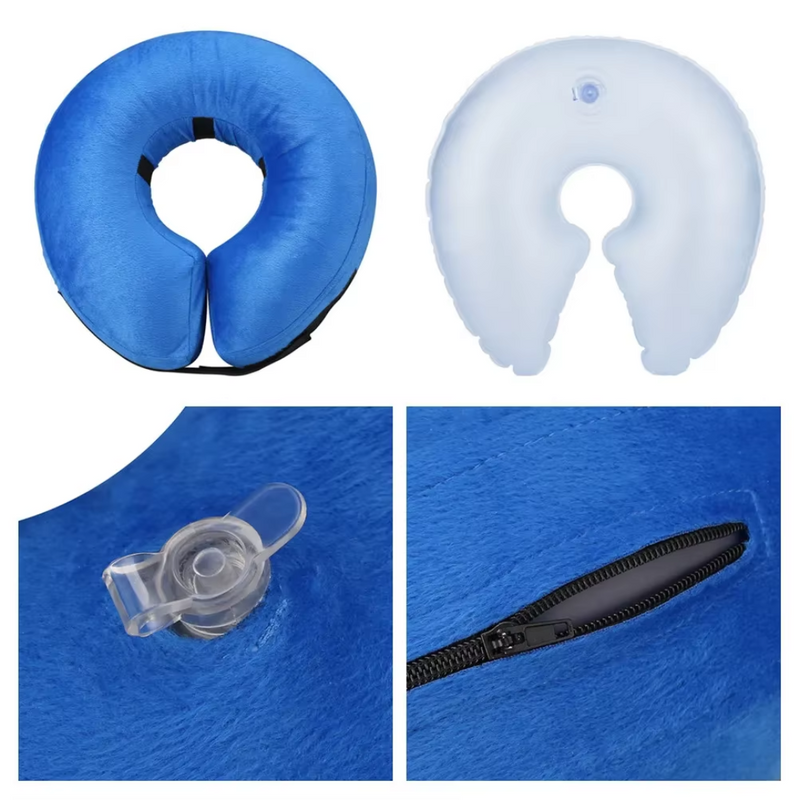 Beschermende Opblaasbare Hondenkraag - Zachte & Comfortabele Herstelkraag