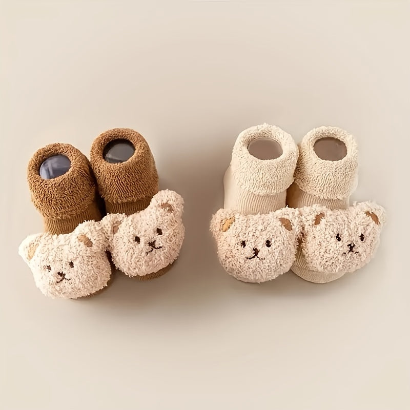 Antislip Babysokjes – Mila | Met Schattig Berenontwerp