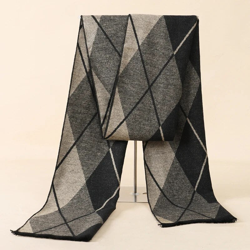 Vardi Dante™ Kraciasta Szal | Stylowy i ciepły szal z kaszmiru