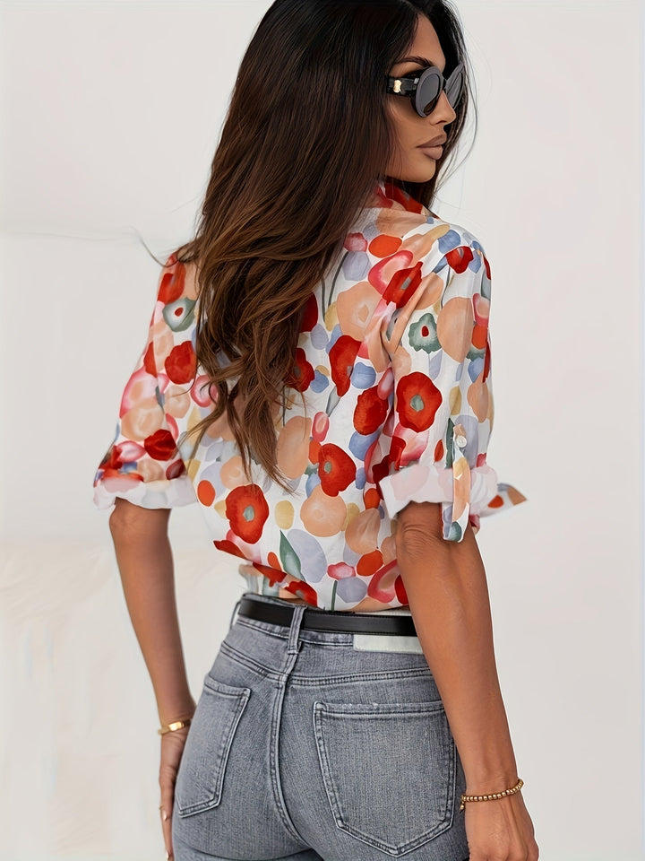 Klassieke Gekraagde Blouse met Lange Mouwen - Sophia