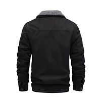 Heren Outdoorjack gevoerd met teddyfleece & reverskraag – Corvin