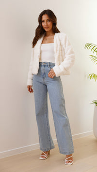 Luxe Dames Crop Jasje - Veloura