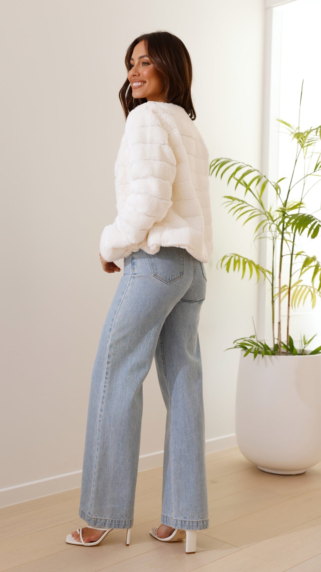 Luxe Dames Crop Jasje - Veloura