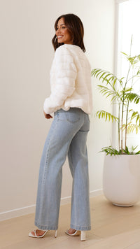Luxe Dames Crop Jasje - Veloura