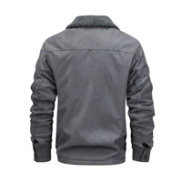 Heren Outdoorjack gevoerd met teddyfleece & reverskraag – Corvin