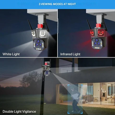 10K WiFi Beveiligingscamera met 20MP, 20x Zoom – DualGuard Ultra 10K