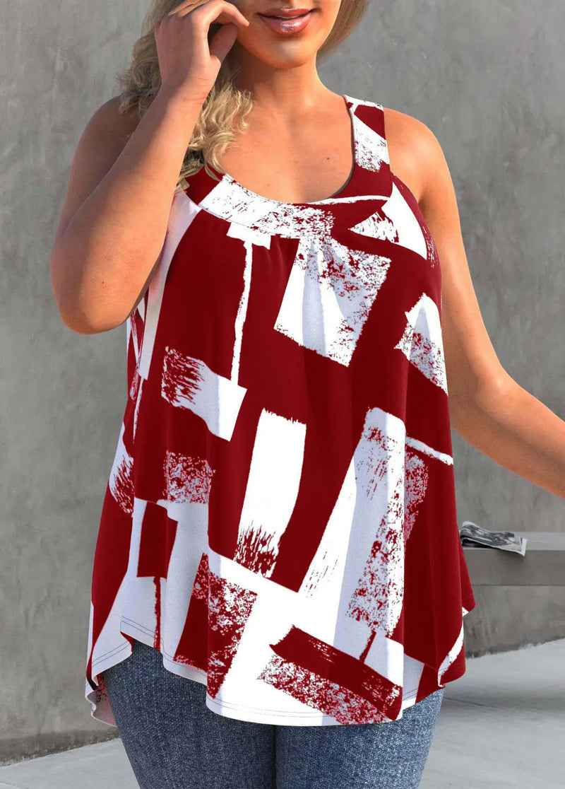 Vardi Dante™ Rose Bluzka w Dużym Rozmiarze | Lekka i Modna