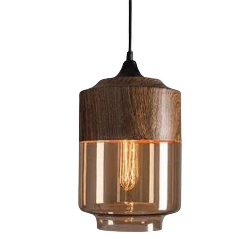 Stijlvolle Scandinavische Houten Plafondlamp - NordLuna