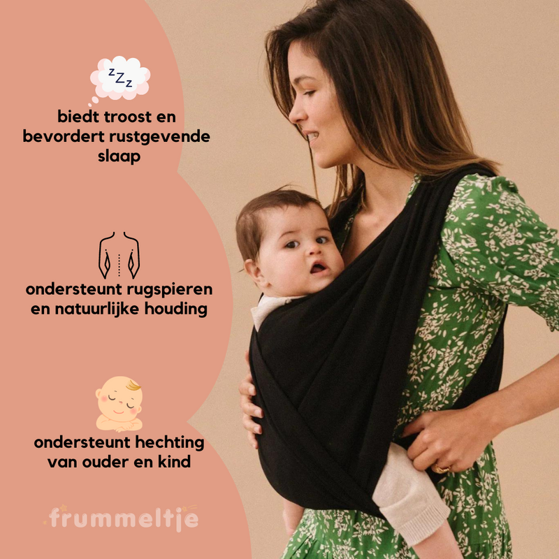 Rugondersteunende Baby Draagdoek - CuddleWrap