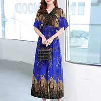 Vardi Dante™ Mia Maxi-Jurk | Retro & Casual