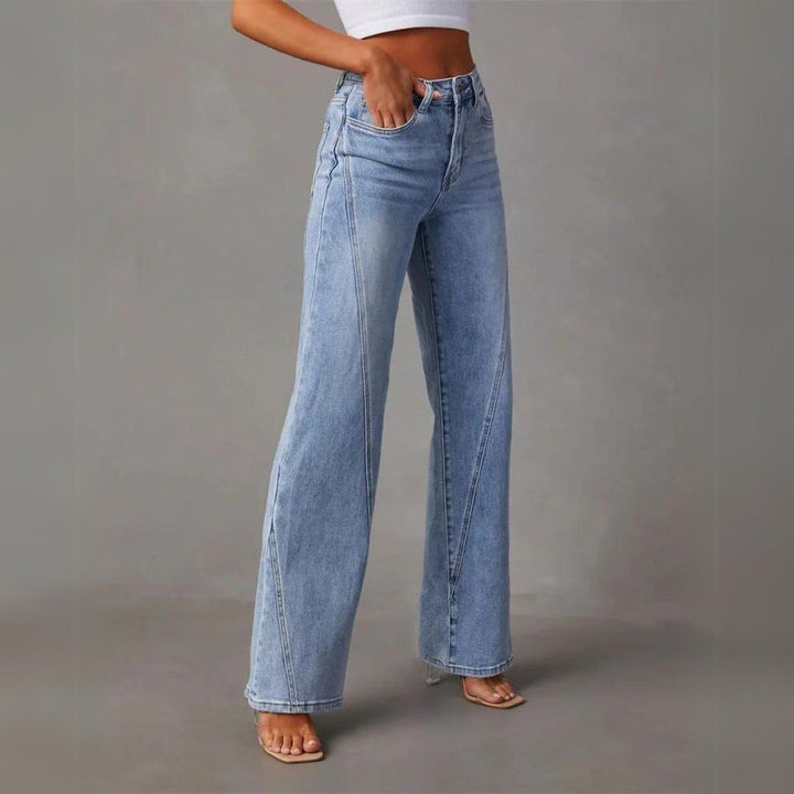Trendy Flared Spijkerbroek - Amarine