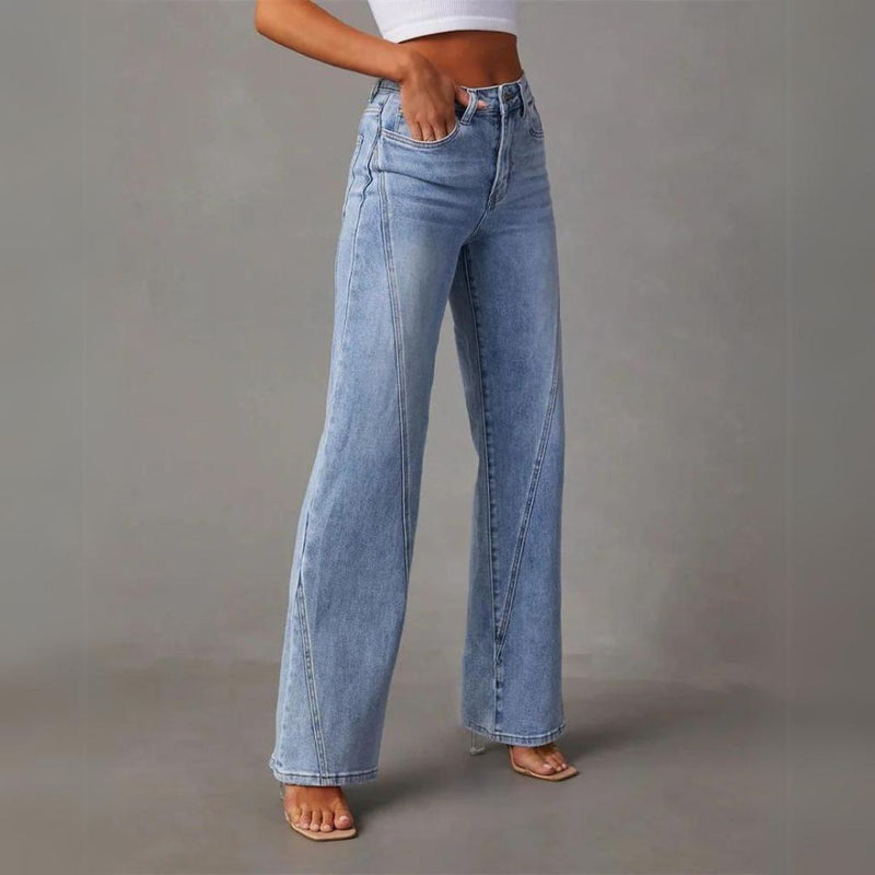 Trendy Flared Spijkerbroek - Amarine
