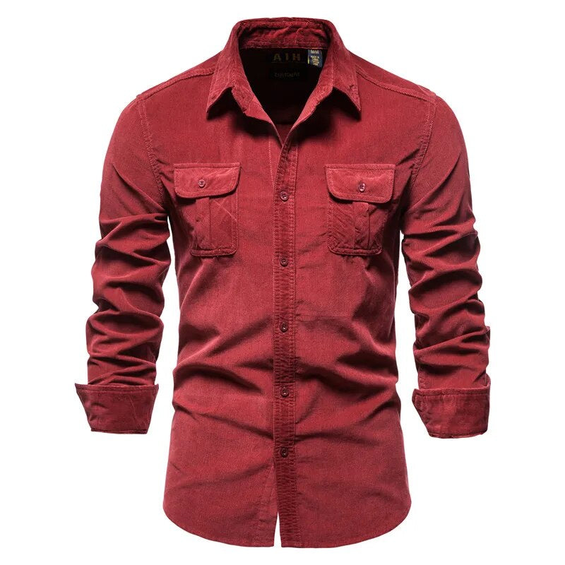 Vardi Dante™ Casual Overhemd | Casual corduroy overhemd voor elk moment