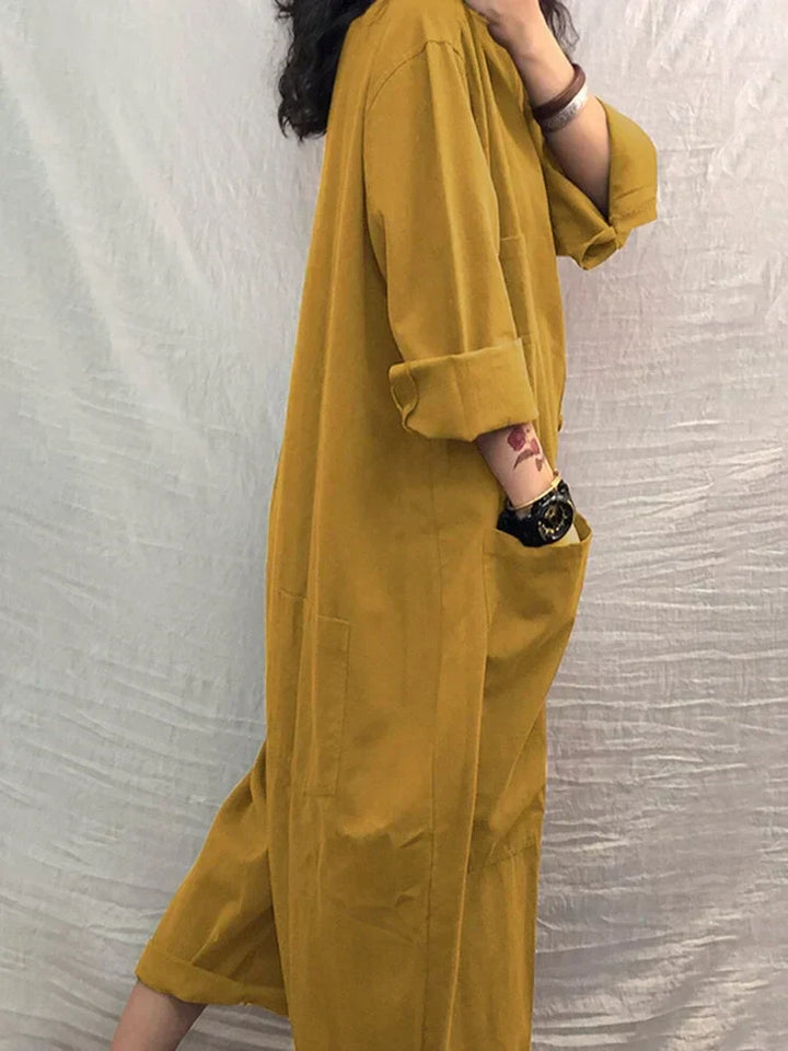 Lekki letni kombinezon z luźnym krojem damski – Livia