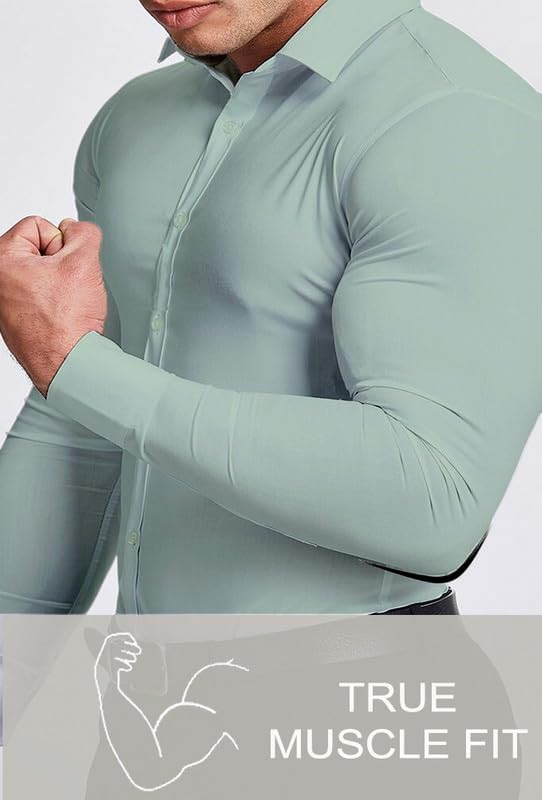 Kreukvrij Slim Fit Overhemd voor Heren - David