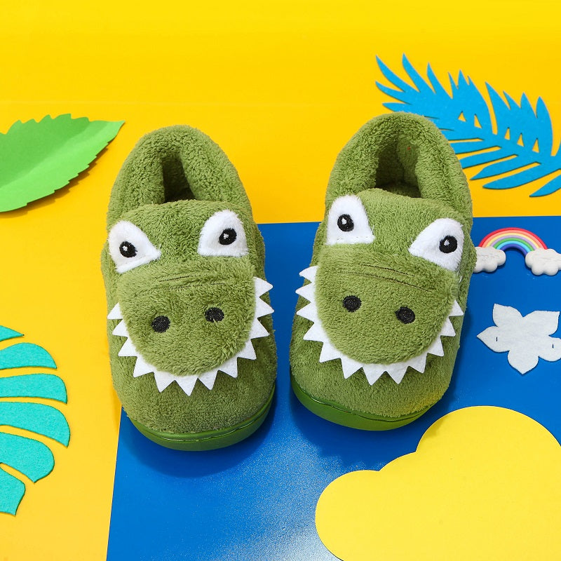 Dino Knuffelpantoffels – Zachte en Warme Sloffen voor Peuters