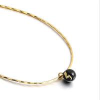 Vintage Gouden Barst Halsketting - Iris