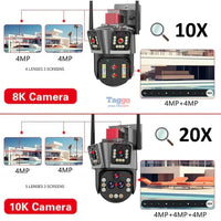 10K WiFi Beveiligingscamera met 20MP, 20x Zoom – DualGuard Ultra 10K