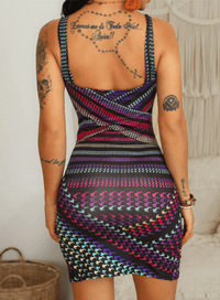Trendy Gestreepte Bodycon – Liana