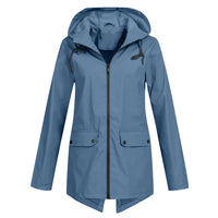 Trendy Dames Regenjas met Capuchon - Liora