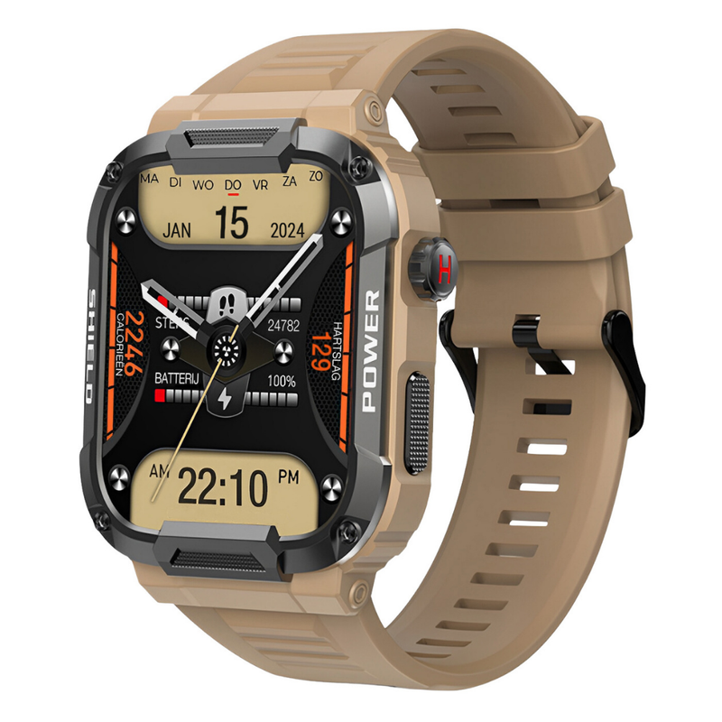 Robuuste Smartwatch voor Heren - IronPulse X1