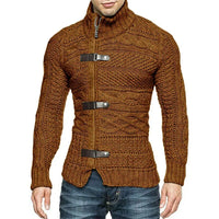Vardi Dante™ Boaz Urban Vest | Gebreid vest met leren accenten