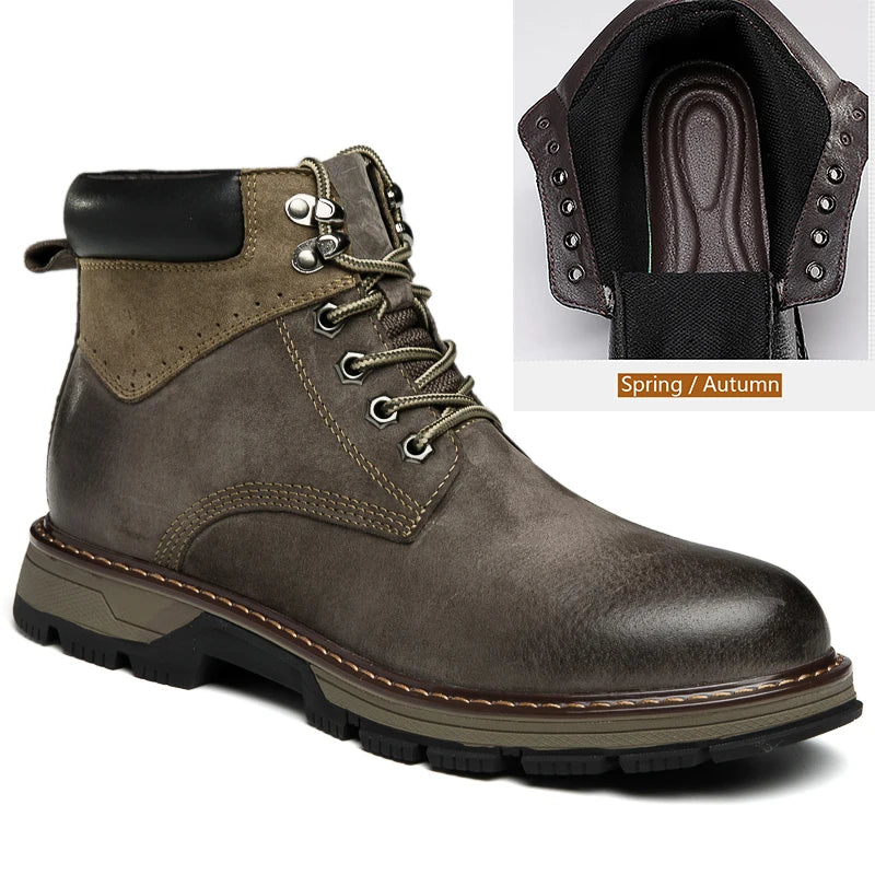 Vardi Dante™ skórzane buty zimowe | prawdziwe zimowe ocieplacze