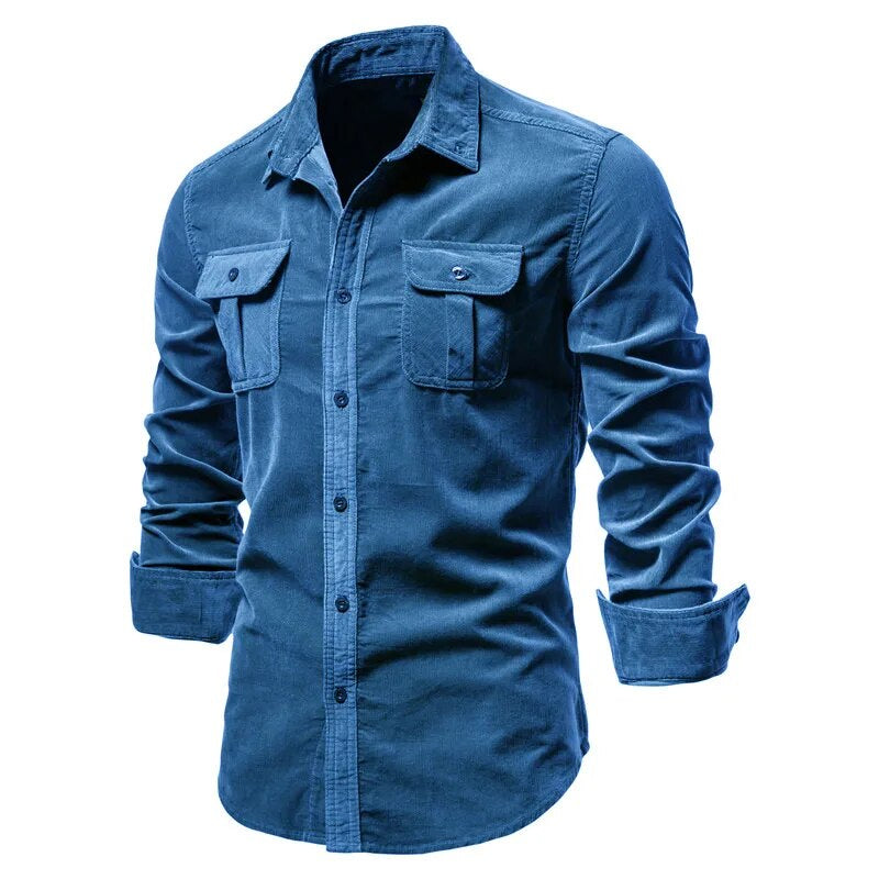 Vardi Dante™ Casual Overhemd | Casual corduroy overhemd voor elk moment