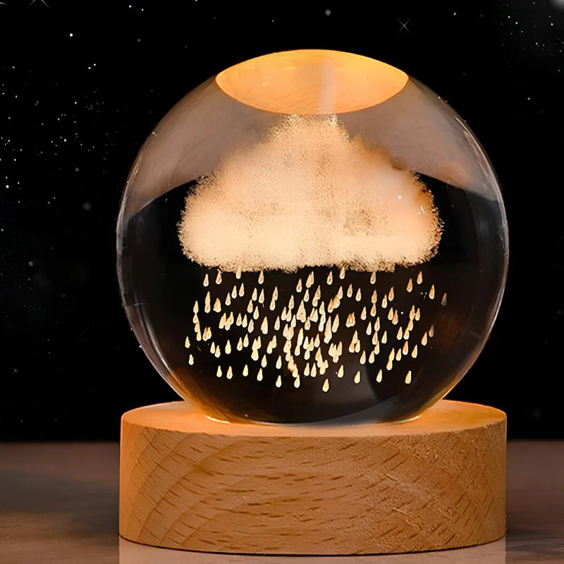 3D Gegraveerde Kristallen Bol - Celestia