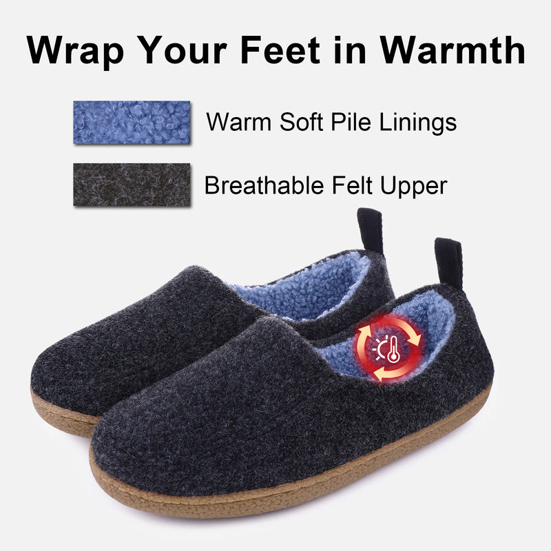 Vardi Dante™ filcowe kapcie | superwygodne kapcie na każdą okazję