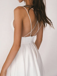 Strappy V-hals Jurk - Noa