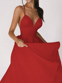 Strappy V-hals Jurk - Noa