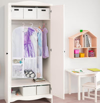 Składane torby na odzież duńską z kieszenią na akcesoria – zestaw 5 sztuk (1+1 GRATIS)