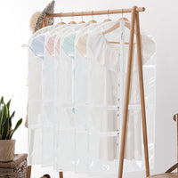 Składane torby na odzież duńską z kieszenią na akcesoria – zestaw 5 sztuk (1+1 GRATIS)