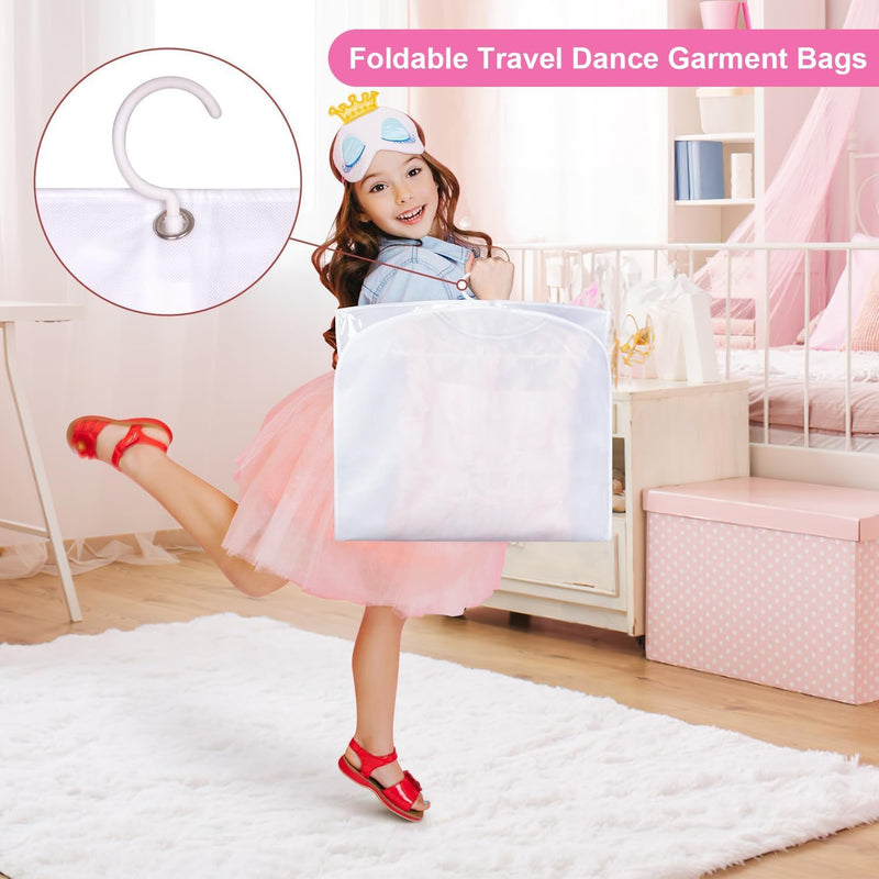 Opvouwbare Danskleding Tassen met Accessoirevak – 5-Pack (1+1 GRATIS)