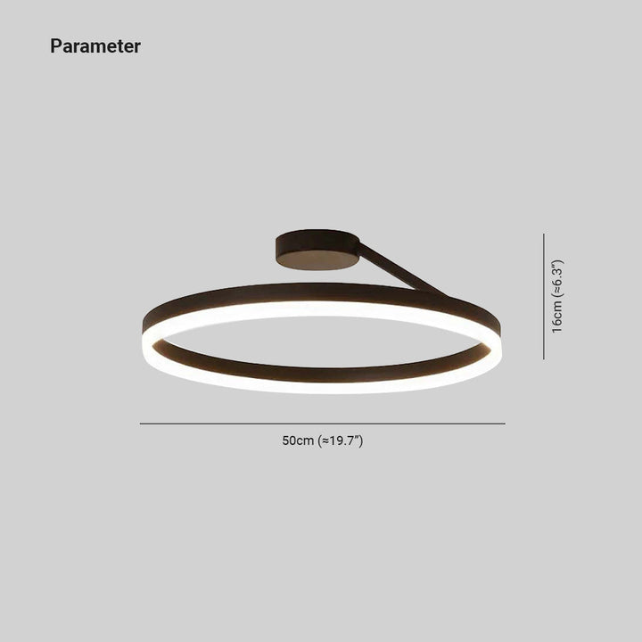 Nowoczesna lampa sufitowa LED - Luminara