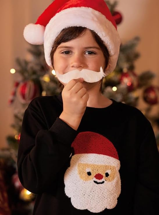 Kinder Kersttrui met Kerstman - SantaSnug