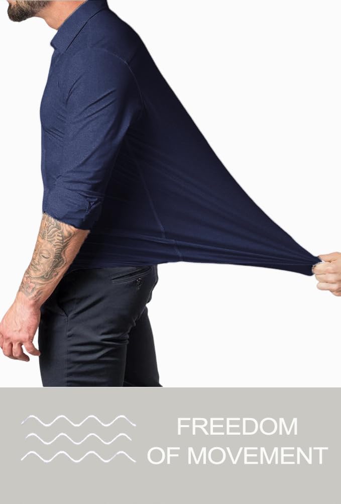 Kreukvrij Slim Fit Overhemd voor Heren - David
