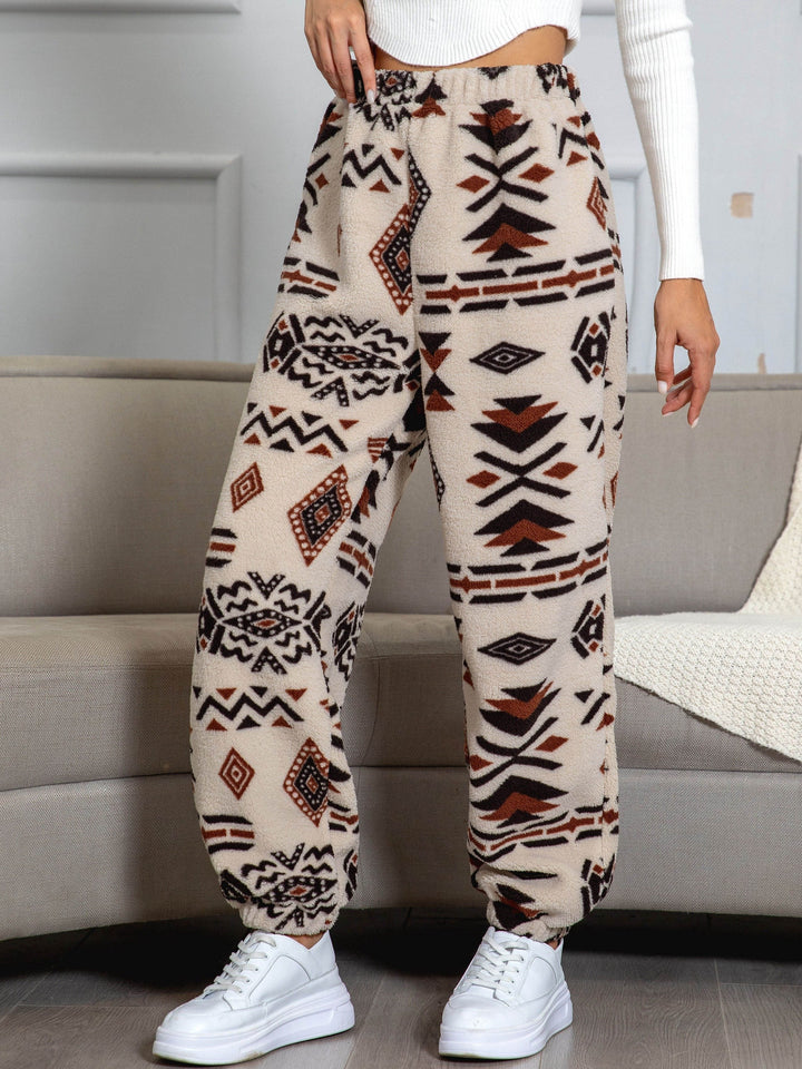 Warme Sweatbroek met Azteekse Print - Amira