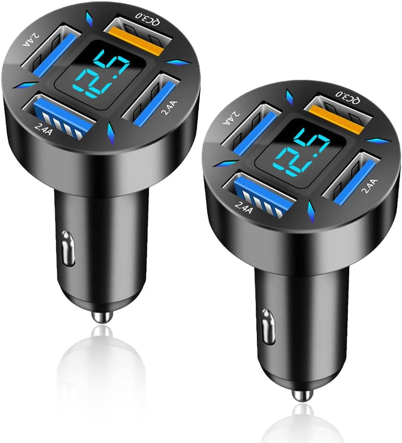 Autolader 66W Super Snelladen met USB PD & QC 3.0 – Universeel voor 12-24V Sigarettenaansteker