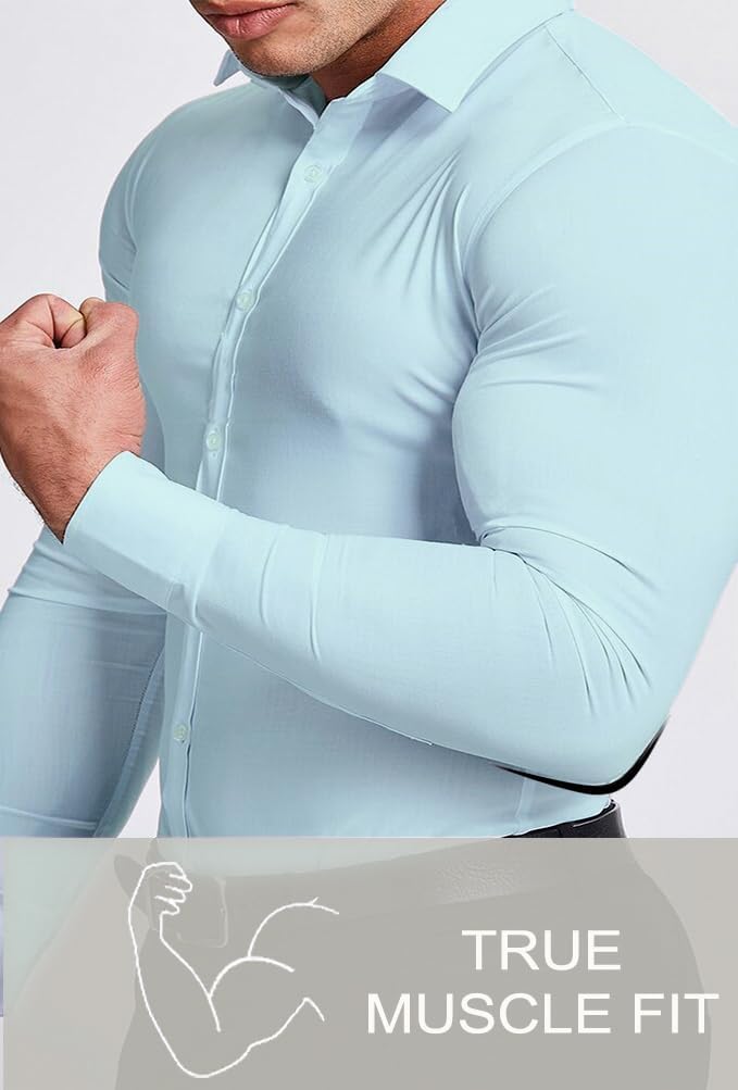 Kreukvrij Slim Fit Overhemd voor Heren - David