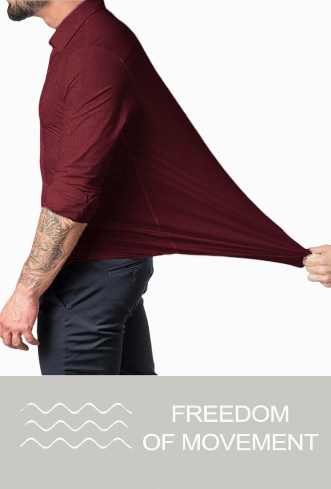 Kreukvrij Slim Fit Overhemd voor Heren - David