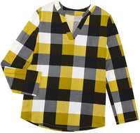 Stijlvolle Casual Geruite Damesblouse - Lara