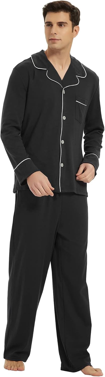 Comfortabele Katoenen Heren Pyjama - Leo