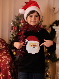 Kinder Kersttrui met Kerstman - SantaSnug