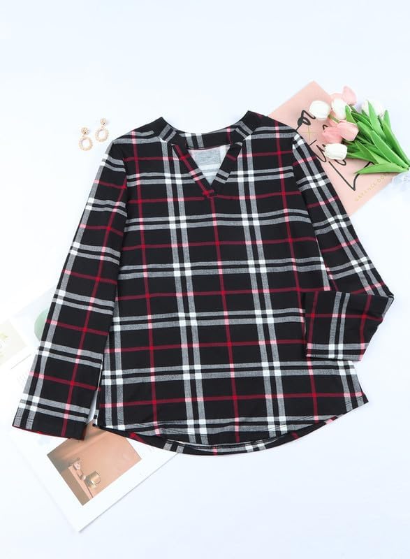 Stijlvolle Casual Geruite Damesblouse - Lara